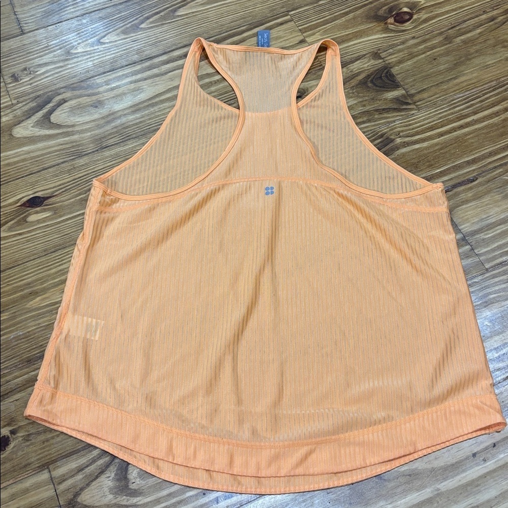 Sweaty Betty Size 14 Women’s Orange Work Out Tank - Picture 3 of 3